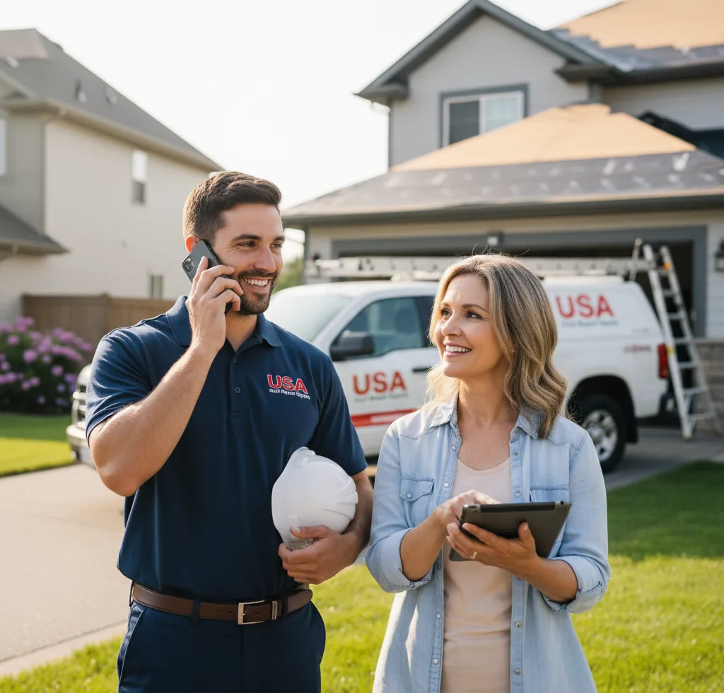 USA Roof Repair Experts customer support in Kearny